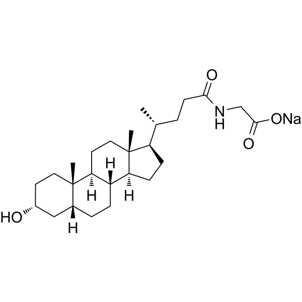 Glycolithocholic acid sodium 24404-83-9